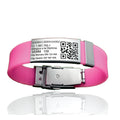 Pulsera alerta médica fuccia 16mm